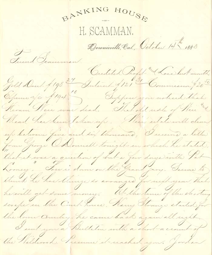 Banking House of H. Scamman